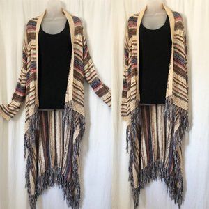 AMERICAN RAG crochet, multicolored sweater!